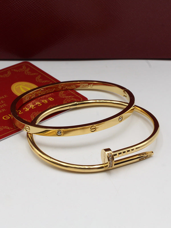 اسوارة كارتير مسمار مع اسواره لوف زركون النحيفة slim اسواره CARTIER