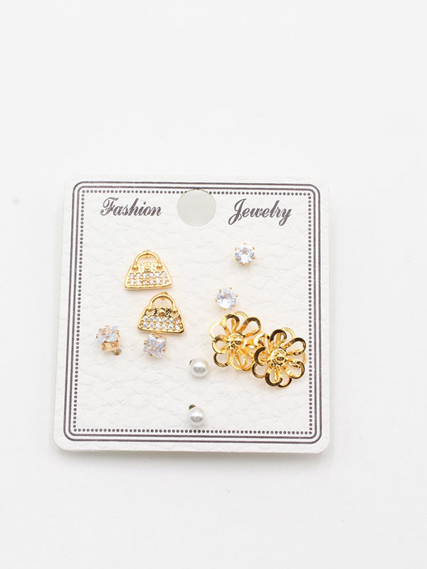 حلق 302748-4 حلق jewel ذهبي