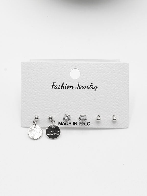 حلق 302748-19 حلق jewel فضي