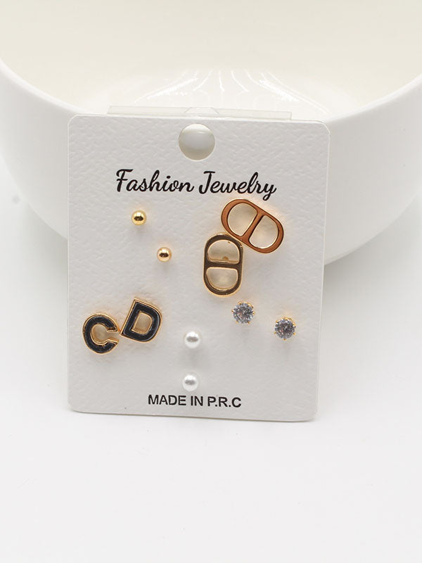 حلق 302748-28 حلق jewel ذهبي اسود