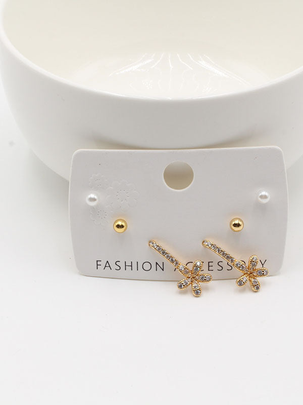 حلق 302748-8 حلق jewel ذهبي