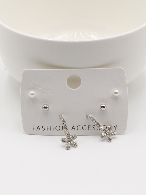 حلق 302748-8 حلق jewel فضي