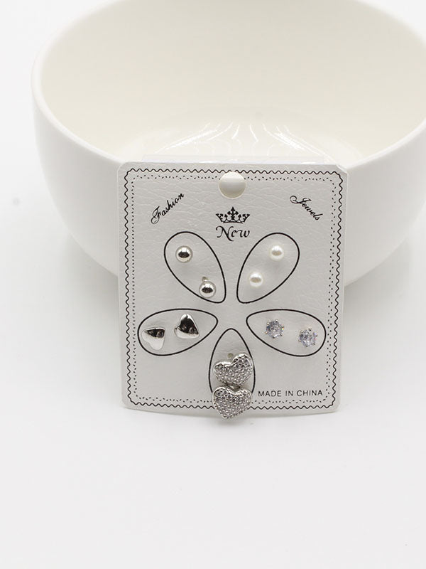 حلق 302748-2 حلق jewel فضي