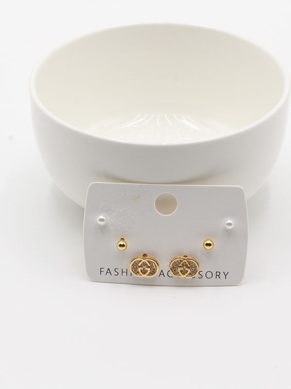 حلق 302748-5 حلق jewel ذهبي