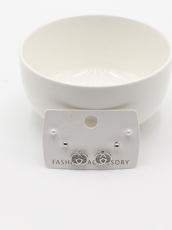 حلق 302748-5 حلق jewel فضي