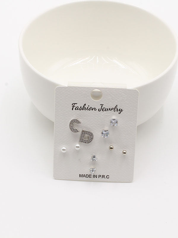 حلق 302748-30 حلق jewel فضي