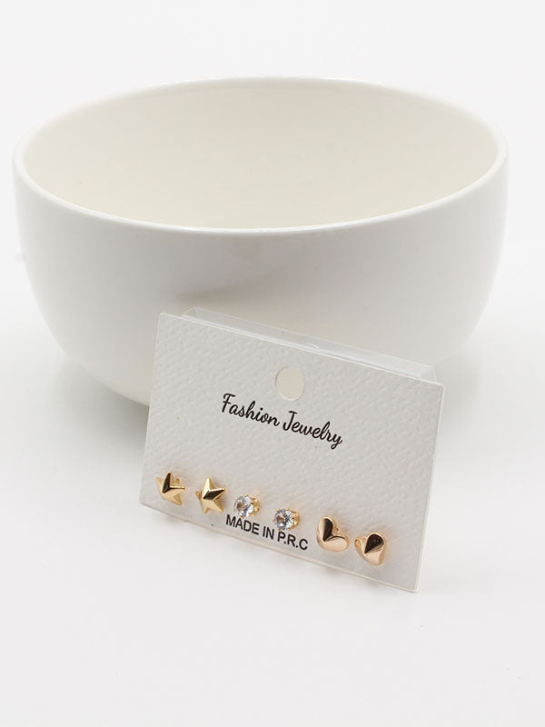 حلق 302748-7 حلق jewel ذهبي