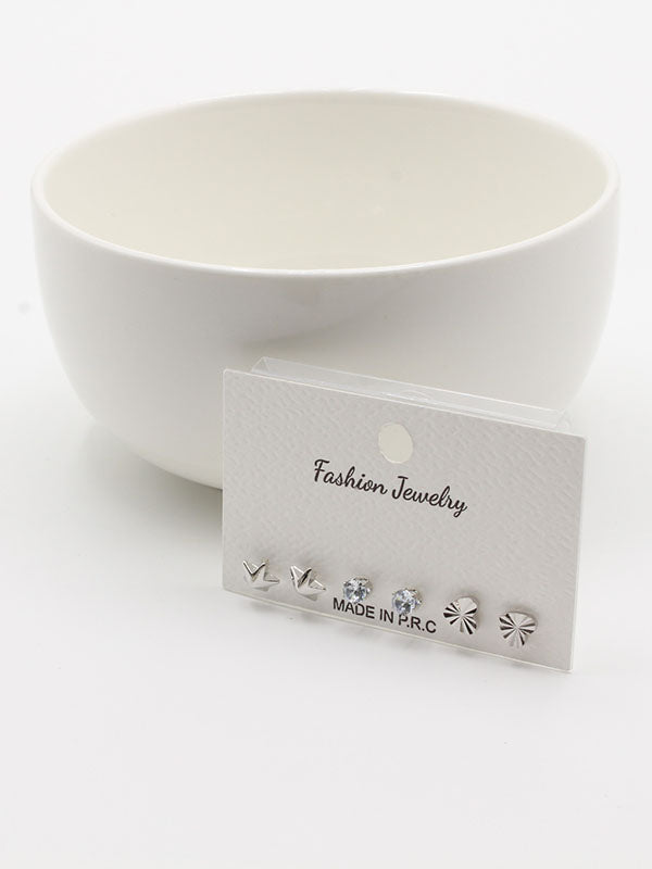 حلق 302748-7 حلق jewel فضي