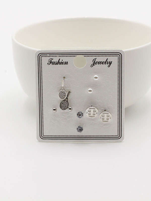 حلق 302748-22 حلق jewel فضي