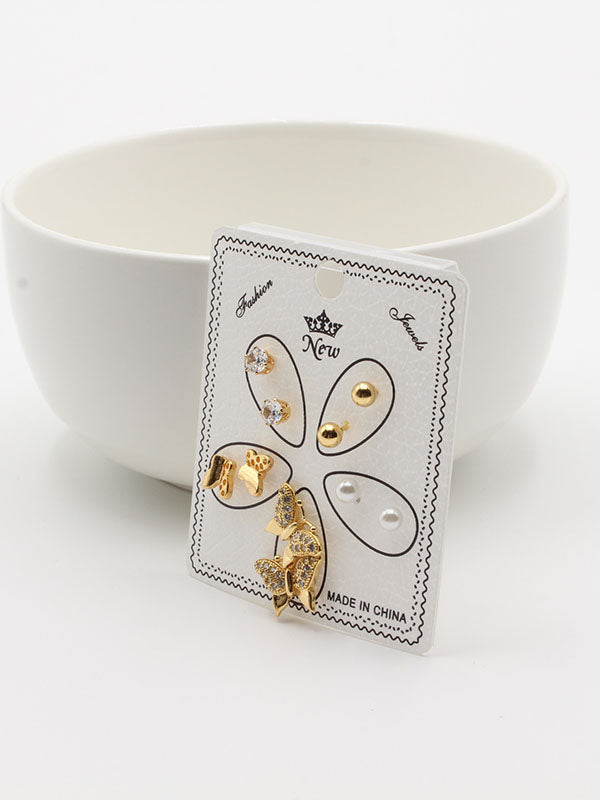 حلق 302748-17 حلق jewel ذهبي