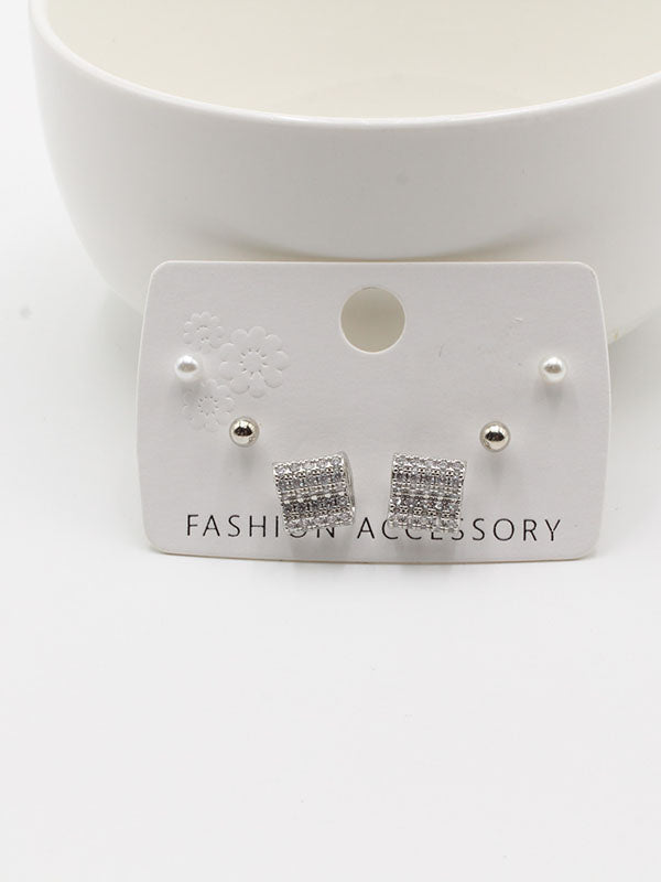 حلق 302748-15 حلق jewel فضي