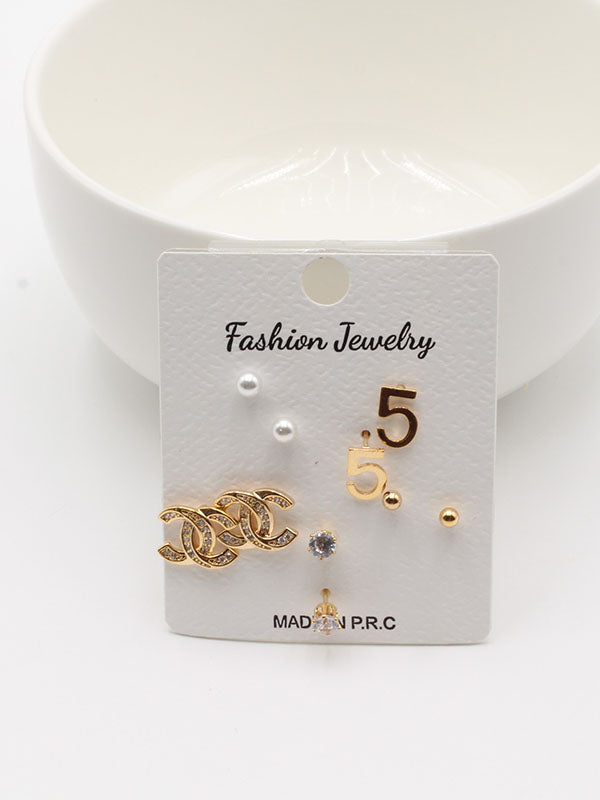 حلق 302748-3 حلق jewel ذهبي