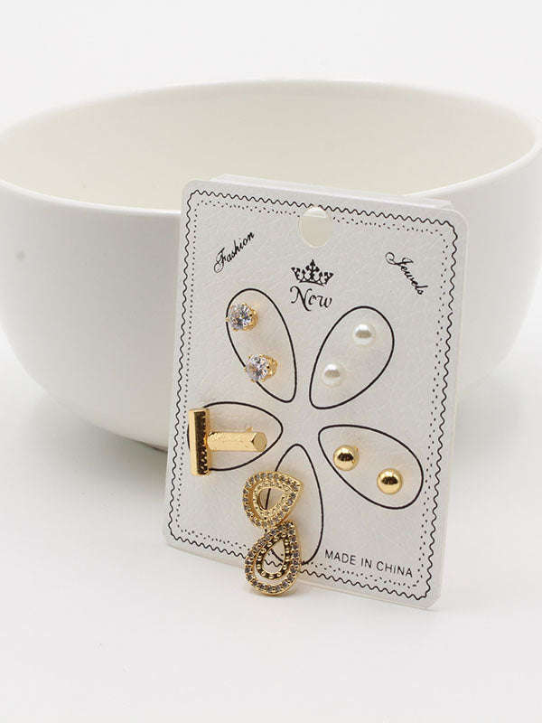 حلق 302748-16 حلق jewel ذهبي