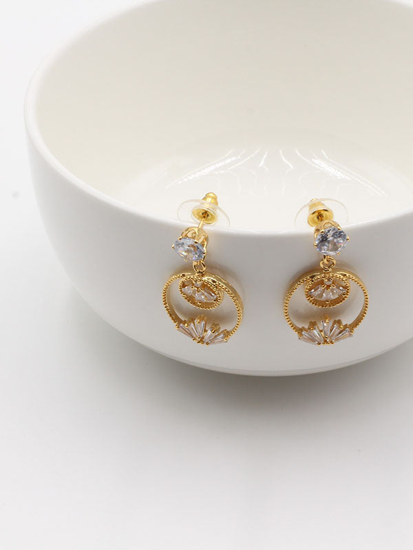 حلق 302749-6 حلق jewel ذهبي