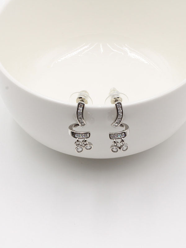 حلق 302749-2 حلق jewel فضي