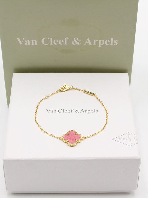 اسواره فان كليف وردة الماستر اسواره van cleef وردي ذهبي