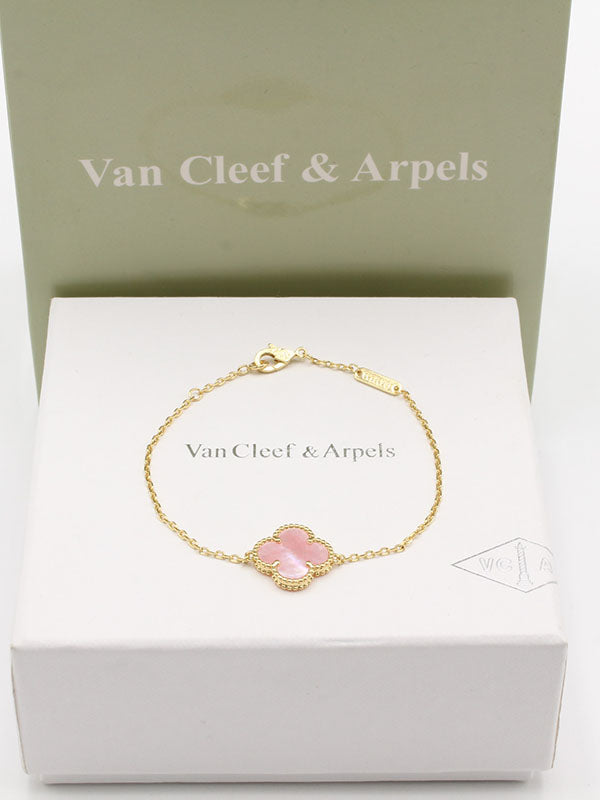 اسواره فان كليف وردة الماستر اسواره van cleef بينك ذهبي