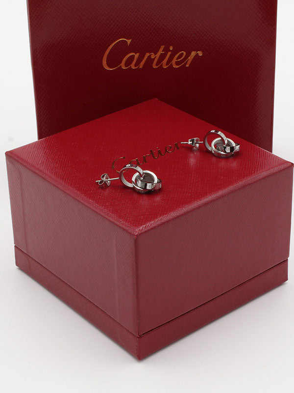 حلق كارتير تو سيركلز لوف حلق CARTIER فضي