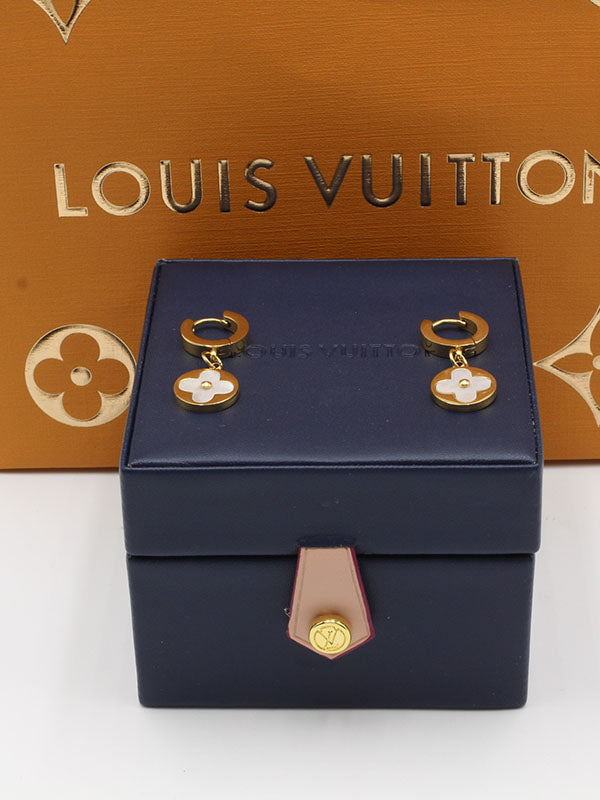 حلق لويس فيتون وايت شيل حلق louis vuitton