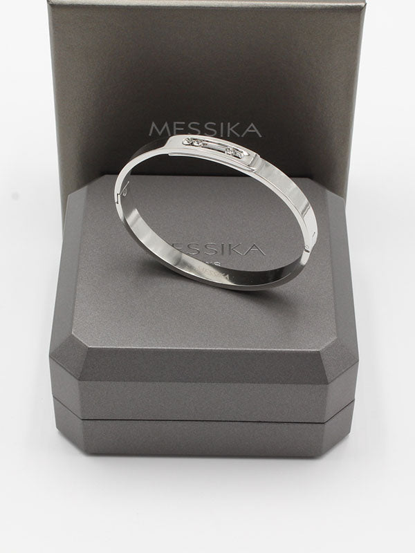 اسواره ميسيكا لوقو بانقل اسواره messika فضي