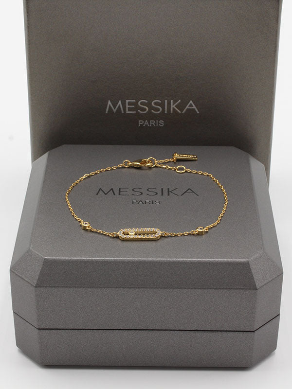 اسواره ميسيكا زركون ناعمه اسواره messika ذهبي