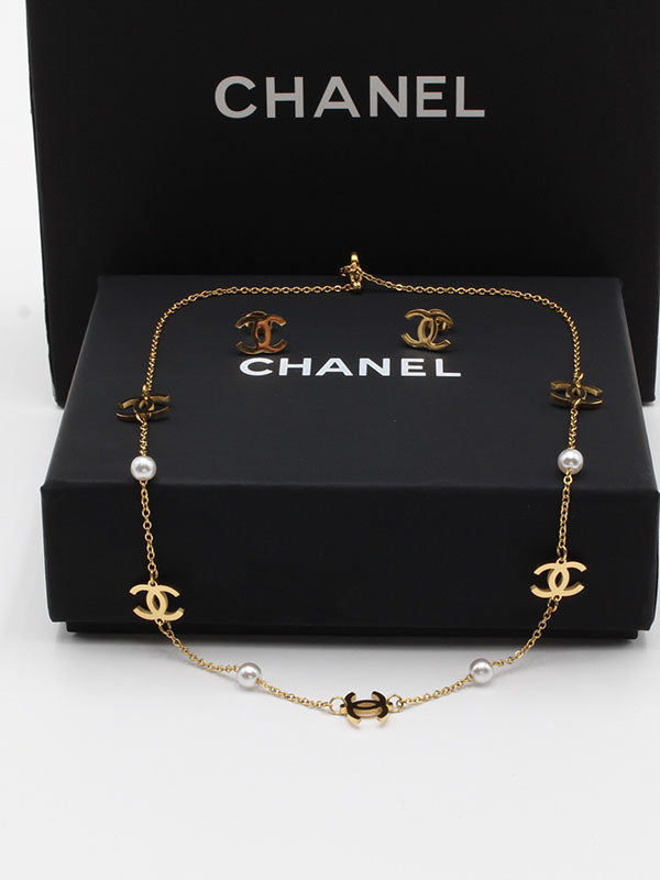 طقم شانيل تشوكر ناعم لولو اطقم chanel