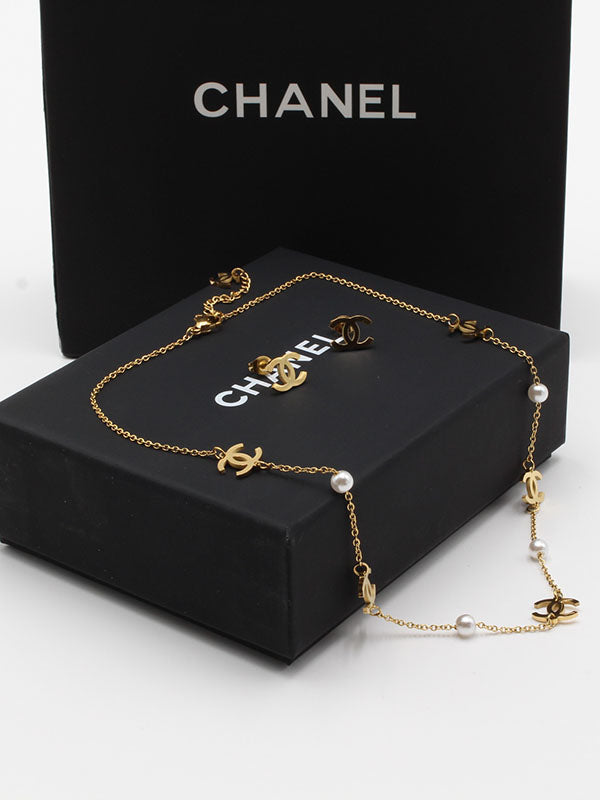 طقم شانيل تشوكر ناعم لولو اطقم chanel
