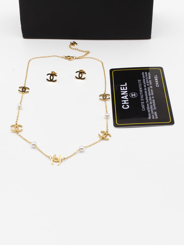 طقم شانيل تشوكر ناعم لولو اطقم chanel