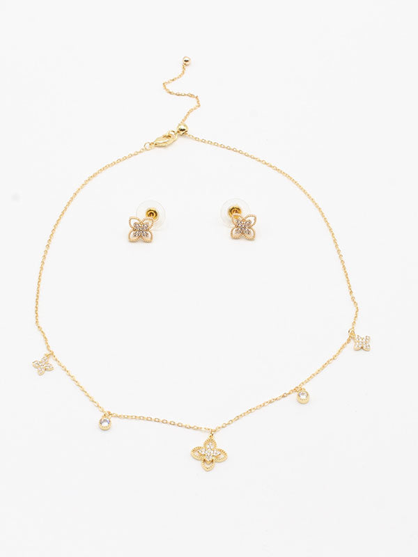 طقم روبرت كوين تشوكر ناعم زركون اطقم roberto coin ذهبي