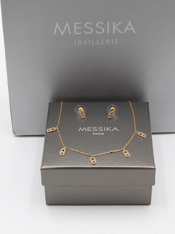 طقم ميسيكا تشوكر ناعم زركون اطقم messika