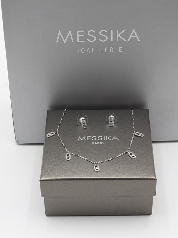 طقم ميسيكا تشوكر ناعم زركون اطقم messika