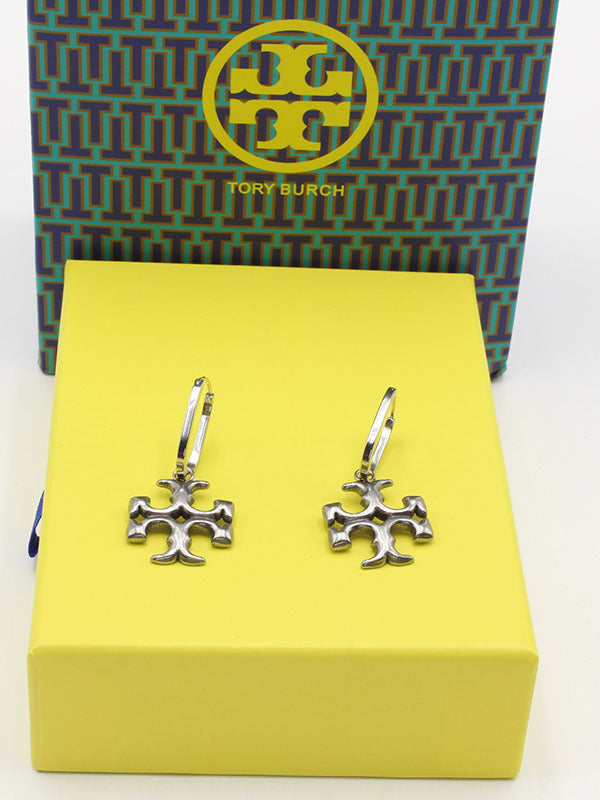 حلق توري بورش انتيك حلق tory burch فضي انتيك