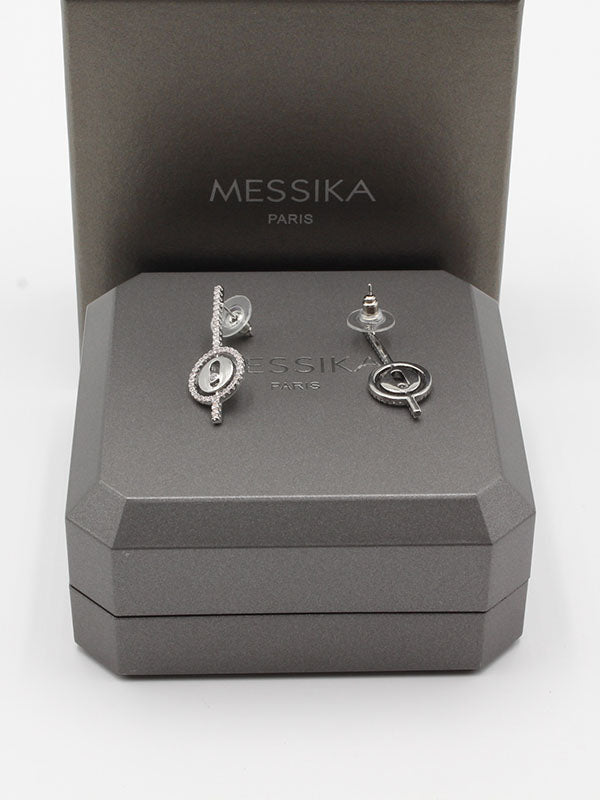 حلق ميسيكا مدور زركون حلق messika