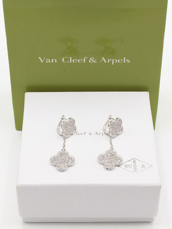 حلق فان كليف وردتين ماستـر حلق van cleef