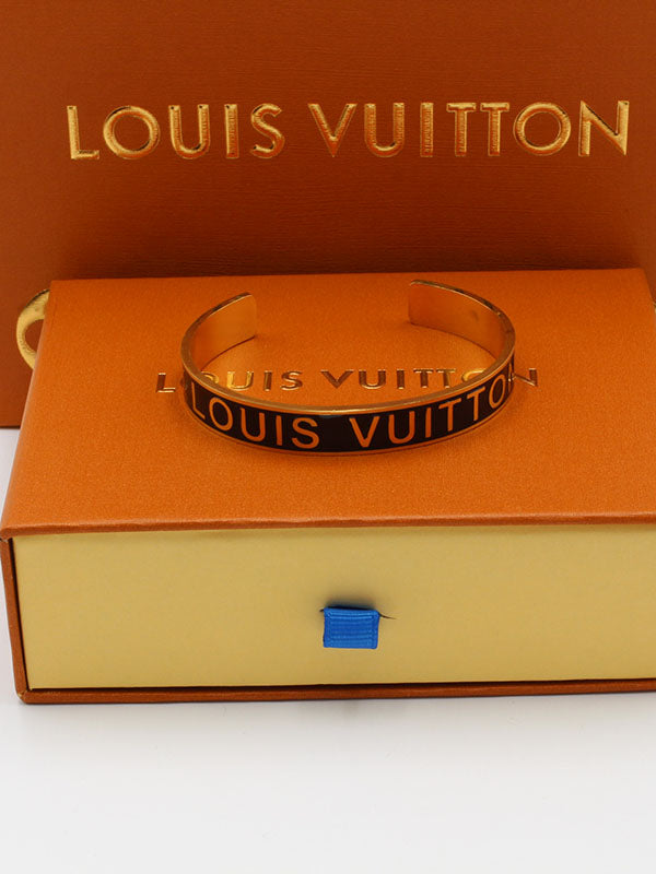اسوارة لويس فيتون بلاك قولد لوقو اسواره louis vuitton