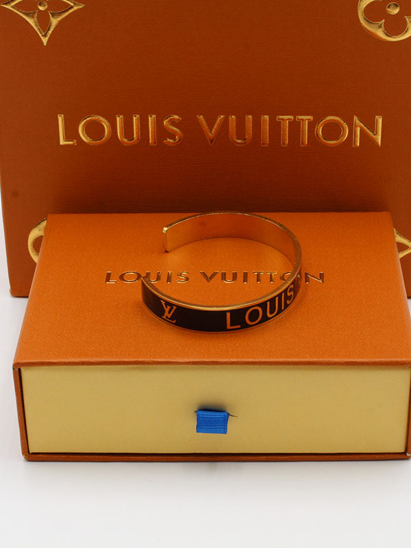 اسوارة لويس فيتون بلاك قولد لوقو اسواره louis vuitton