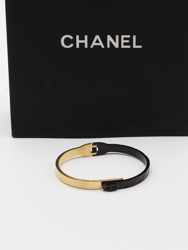 اسوارة شانيل بلاك قولد لوقو اسواره chanel