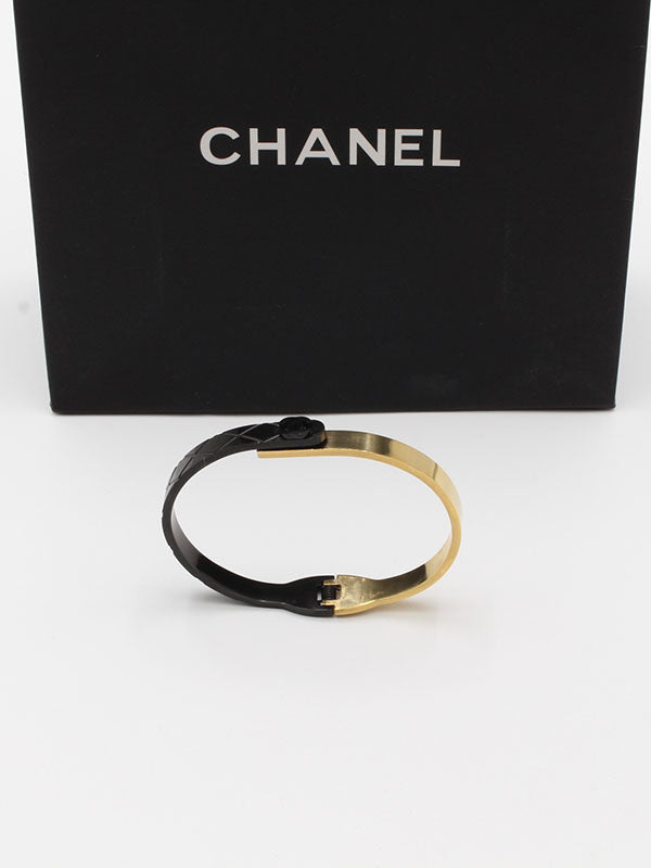 اسوارة شانيل بلاك قولد لوقو اسواره chanel