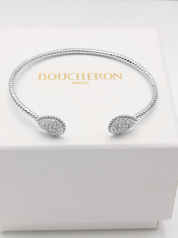 اسوارة بوشرون زركون بانقل اسواره bucheron فضي