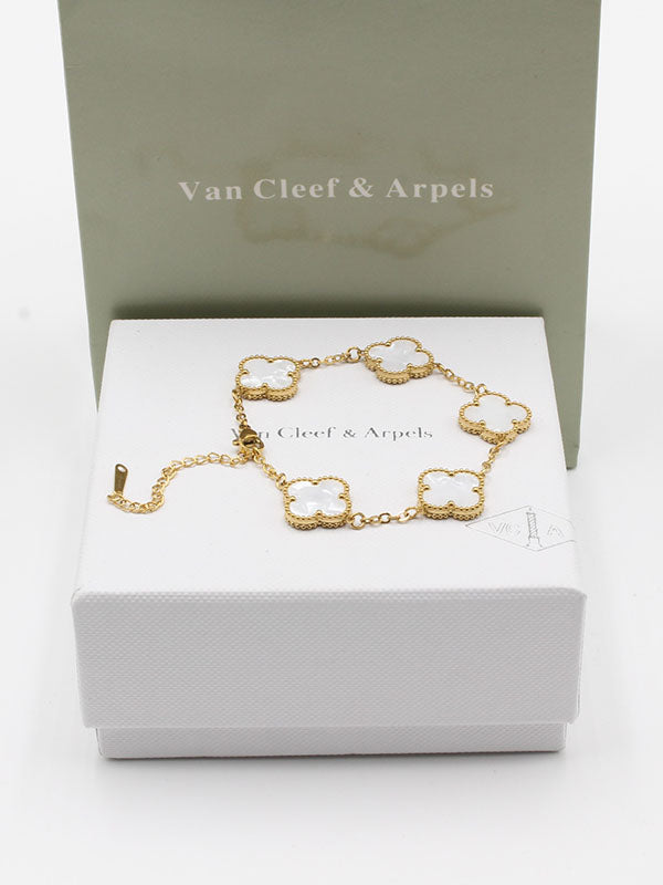 اسوارة فان كليف ناعمة 5 ورود اسواره van cleef