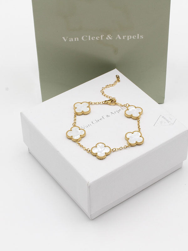اسوارة فان كليف ناعمة 5 ورود اسواره van cleef