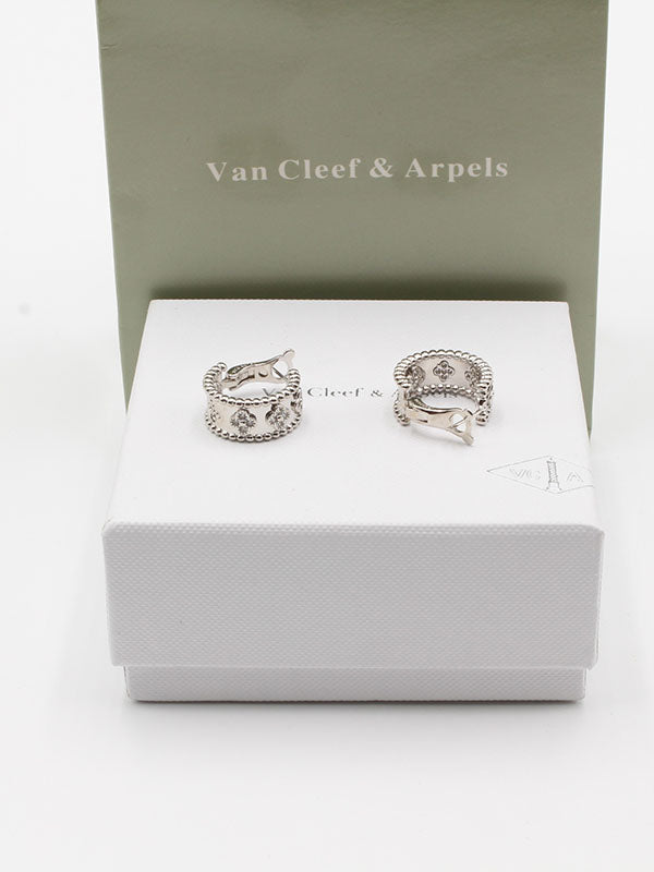حلق فان كليف كيرف زركون حلق van cleef