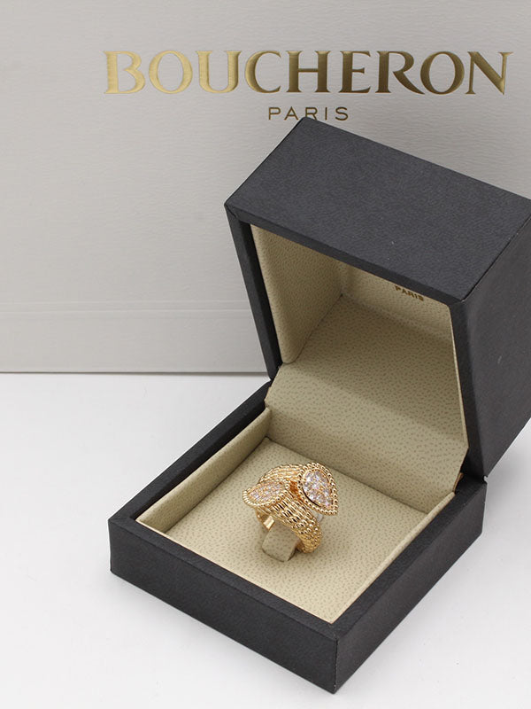 خاتم بوشرون الجديد زركون كبير خواتم bucheron
