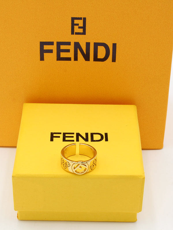 خاتم فندي فري سايز خواتم fendi