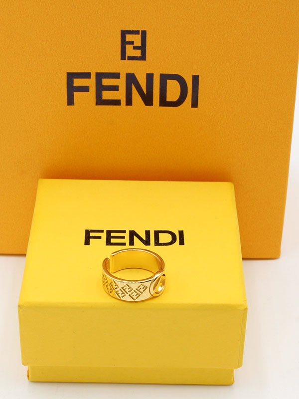 خاتم فندي فري سايز خواتم fendi