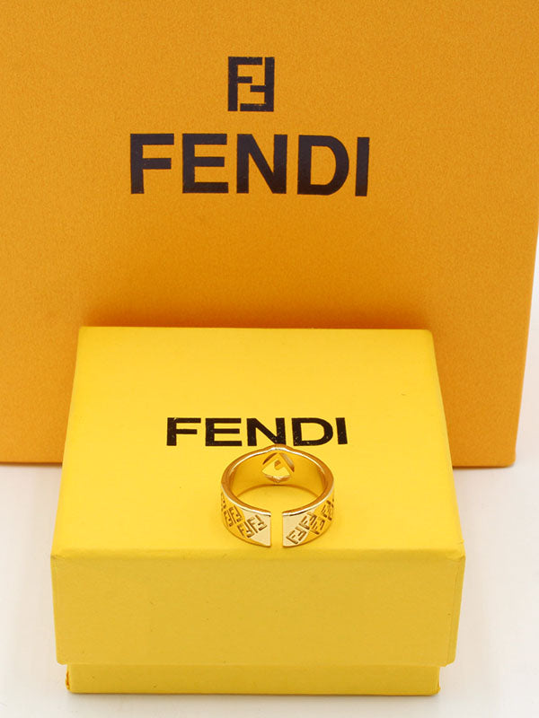 خاتم فندي فري سايز خواتم fendi
