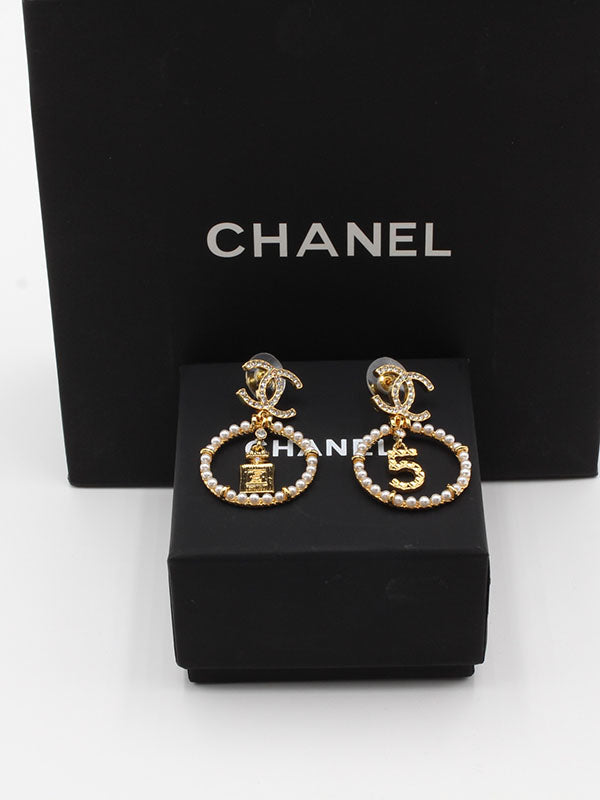 حلق شانيل كبير لولو بيرفيوم حلق chanel