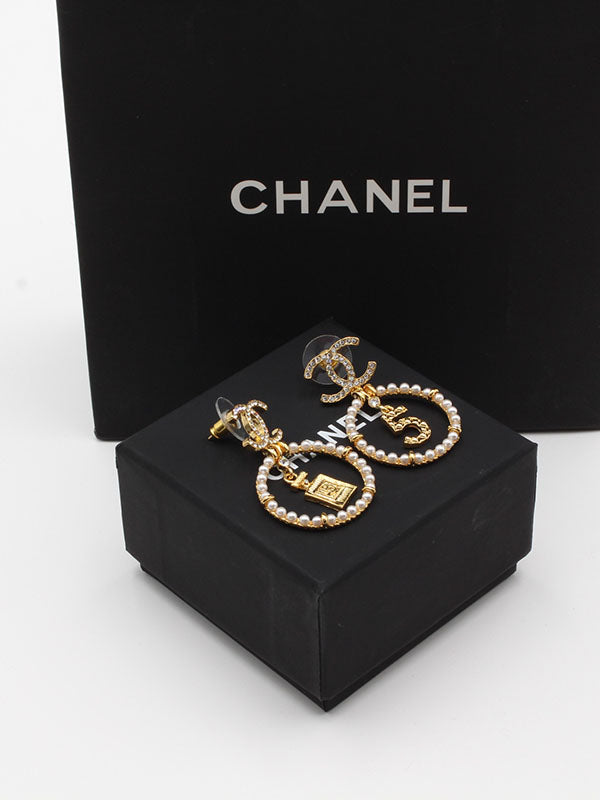 حلق شانيل كبير لولو بيرفيوم حلق chanel