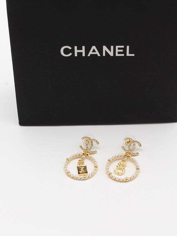 حلق شانيل كبير لولو بيرفيوم حلق chanel