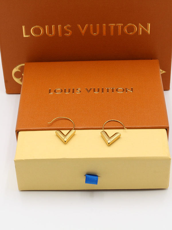 حلق لويس فيتون مدور V حلق louis vuitton